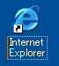 インターネットエクスプローラのデスクトップアイコン